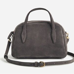 Madewell The Small Suede Crossbody Bag Coastal Granite